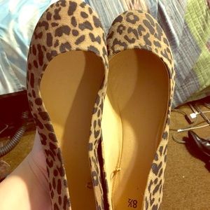 Leopard Print Flats